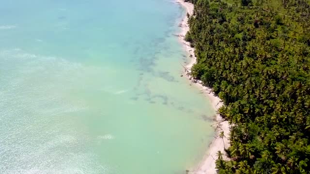 Playa Esmeralda, Punta Cana报道视频素材