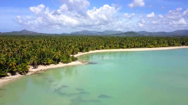 Playa Esmeralda, Punta Cana报道视频素材