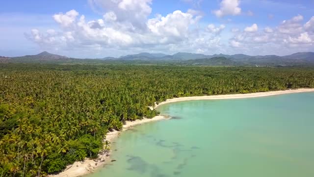 Playa Esmeralda, Punta Cana报道视频素材