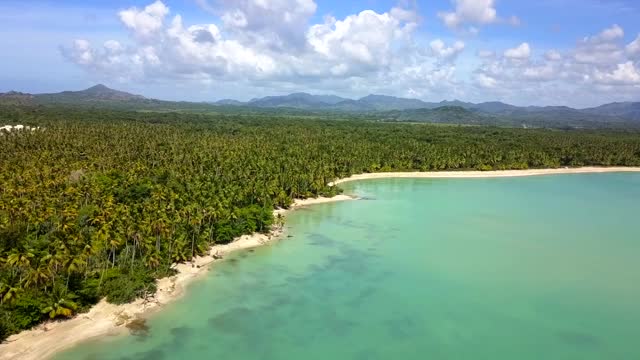 Playa Esmeralda, Punta Cana报道视频素材