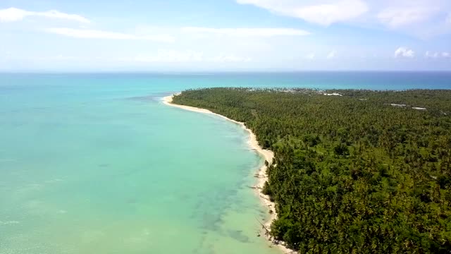 Playa Esmeralda, Punta Cana报道视频素材