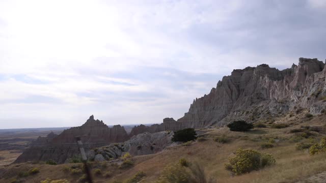 驱车穿越荒地国家公园视频素材