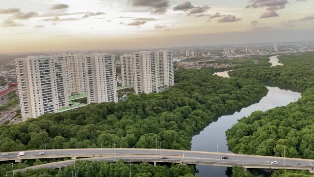 从Boa Viagem住宅区的全景视频素材