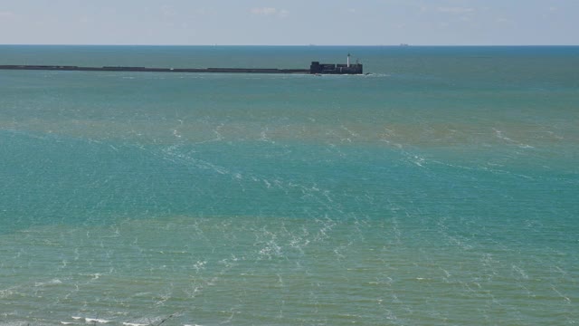 布洛涅滨海海滩的夏天视频素材