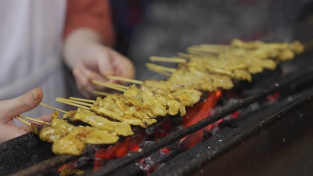 街头食品,泰国视频素材