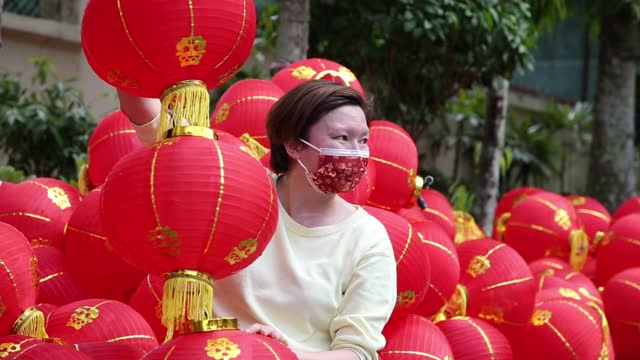 春节准备工作视频素材