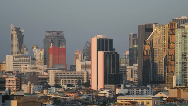 曼谷城市时间流逝。视频素材