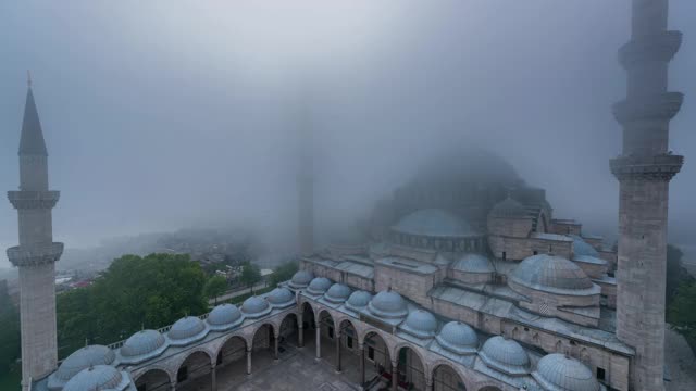 Süleymaniye卡米和金角，伊斯坦布尔视频素材