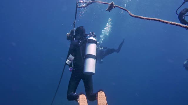 强水流水下减压安全停车视频素材