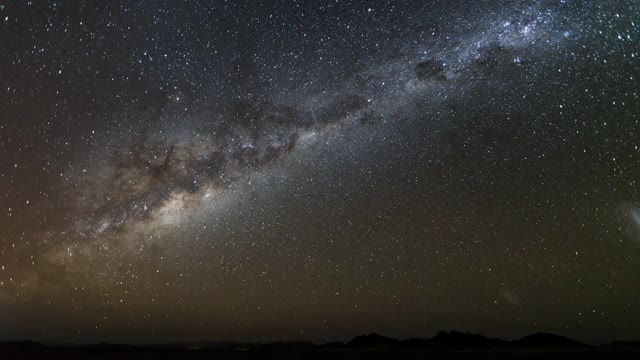 非洲夜空时光流逝视频素材