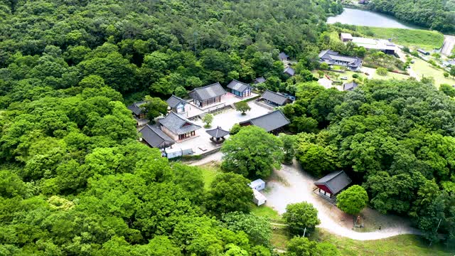 双座寺/真道，全南道，韩国视频素材