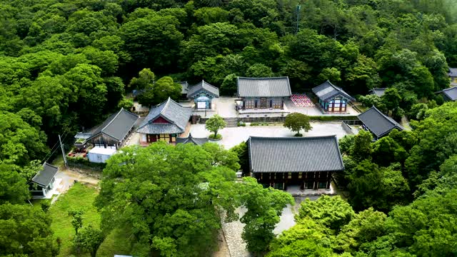 双座寺/真道，全南道，韩国视频素材