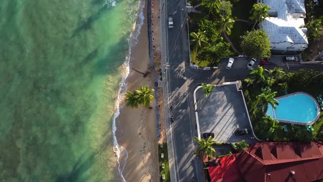 天顶Playa Las Terrenas视频素材