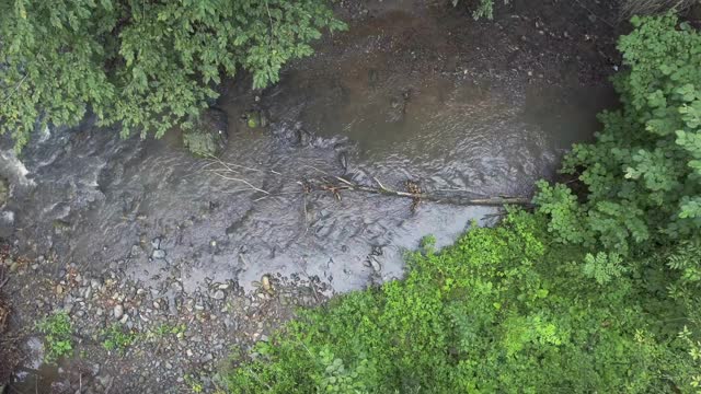 飞越高山河流视频素材