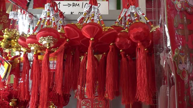 中国新年装饰项目视频素材