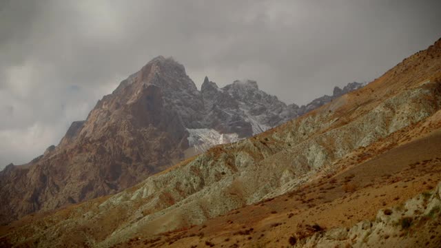 Zarafshan山脉，Yagnob山谷，Tajikstan视频素材