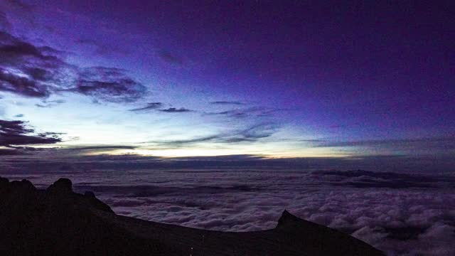 日出基纳巴卢山视频下载