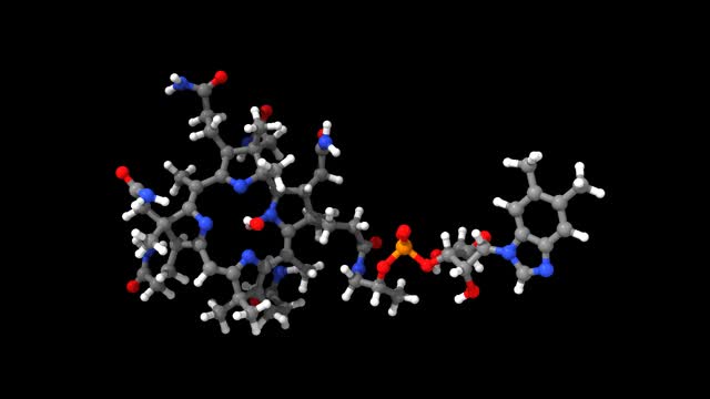 动画旋转3D模型的化疗药物，抗生素阿霉素视频素材