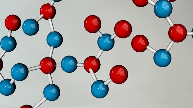 作为一个概念的分子背景科学视频素材