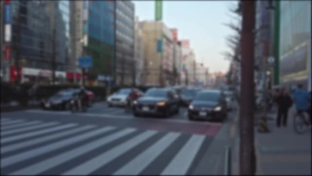 马赛克:东京新宿市中心的景色视频素材