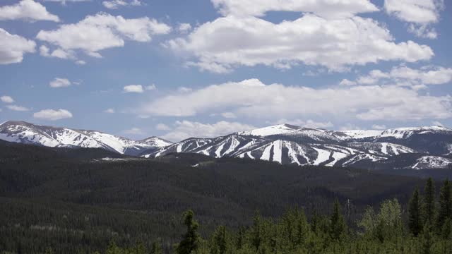 科罗拉多山脉的时间间隔为4K视频素材