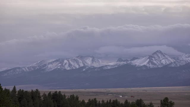 科罗拉多山脉的时间间隔为4K视频素材