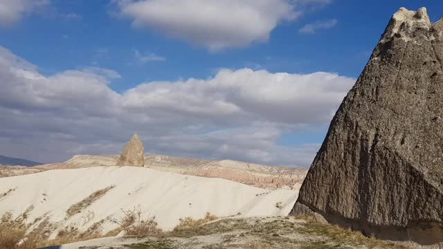 卡帕多西亚令人惊叹的火山岩景观视频素材