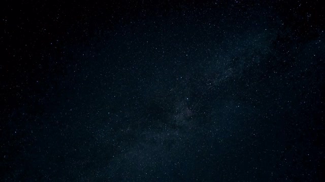 银河银河的运动和流星在夏夜星空，宇宙视频素材