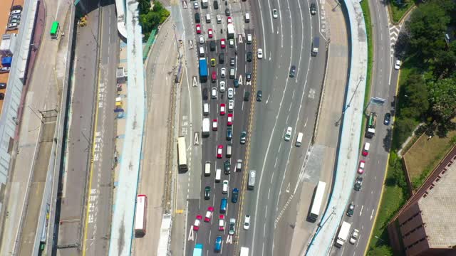 香港海底隧道视频素材