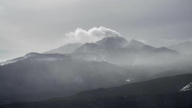 长峰值云时间流逝4K视频素材