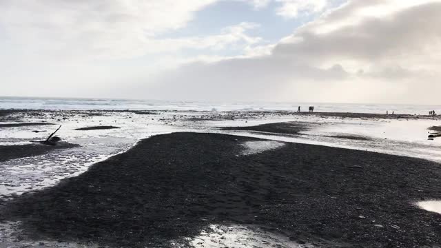 钻石海滩全景视频素材