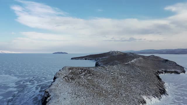 贝加尔湖ogoy岛视频素材