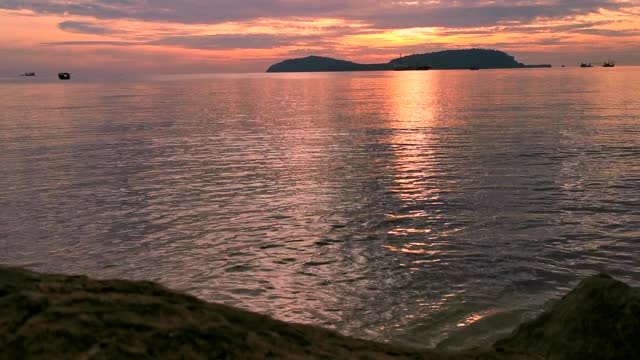 海上日出视频素材