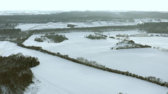 丹麦雪景视频素材