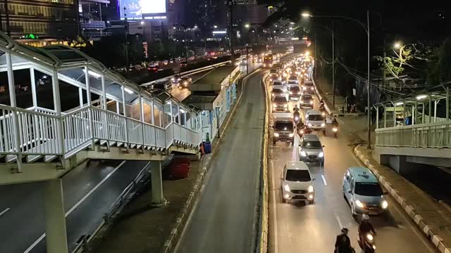 雅加达的夜景视频素材