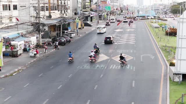 亚洲泰国素坤逸路的照片视频素材