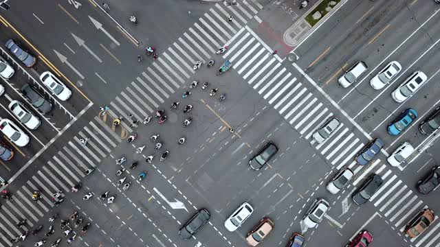 城市街道交叉视频素材