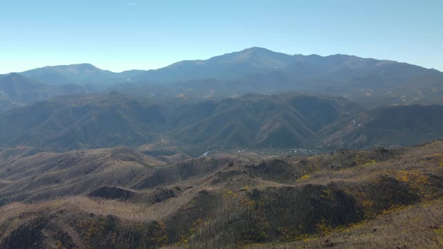 派克峰土路无人机拍摄4K视频素材