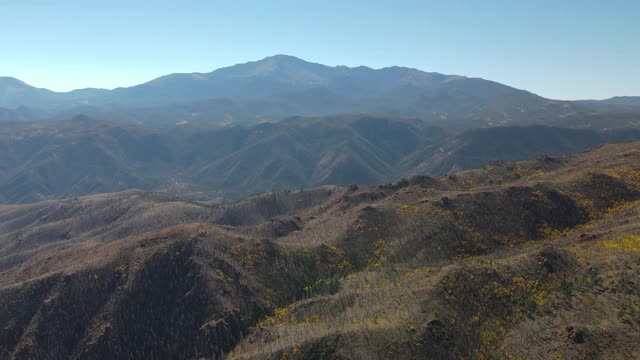 派克峰土路无人机拍摄4K视频素材