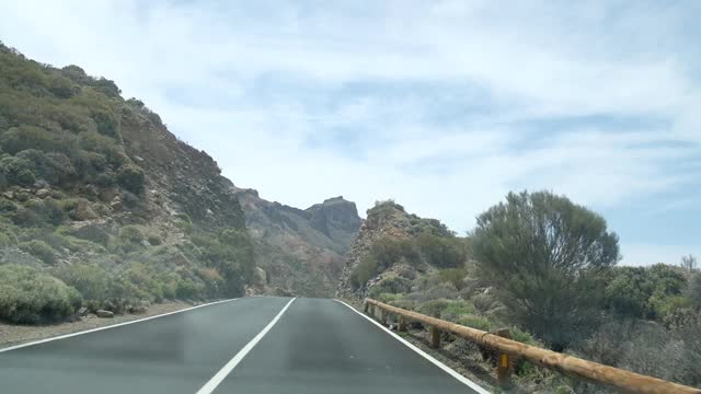 特内里费的景观令人难以置信的火山旅游胜地泰德自然公园在夏季热带气候西班牙国家公园视频素材