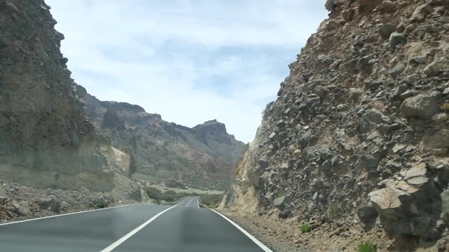 特内里费的景观令人难以置信的火山旅游胜地泰德自然公园在夏季热带气候西班牙国家公园视频素材