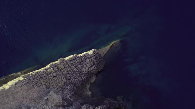 马略卡悬崖地中海海景视频素材