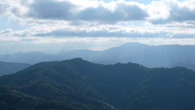 风景优美的山脉景色视频素材