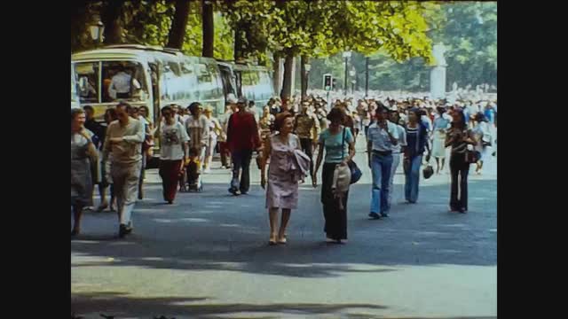 英国1974年伦敦街景5视频素材