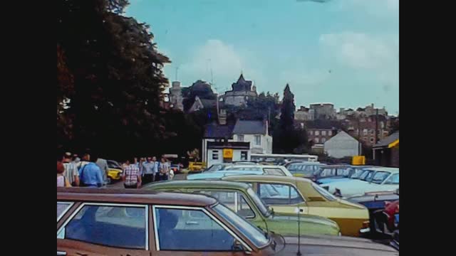 英国1974年伦敦街景6视频素材