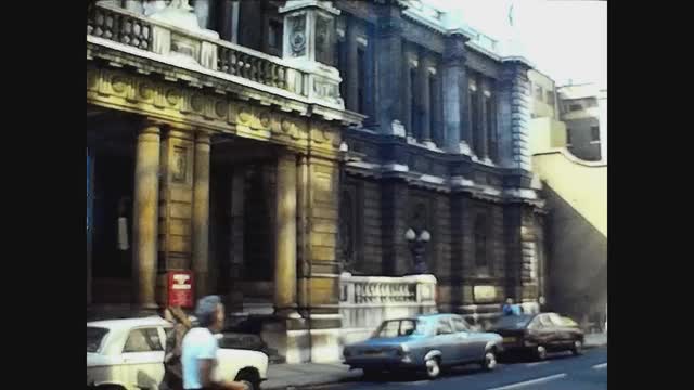 英国1974年伦敦街景视频素材