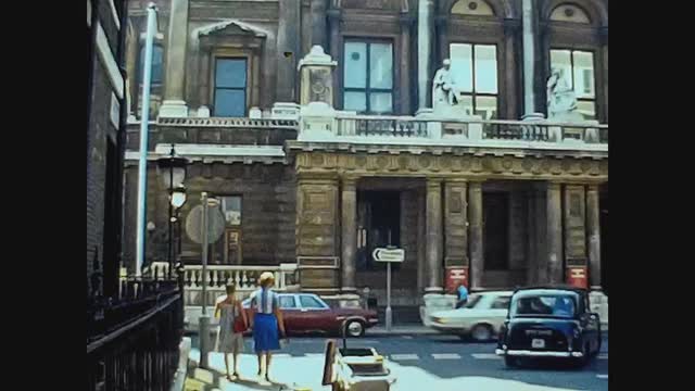 英国1974年伦敦街景12视频素材