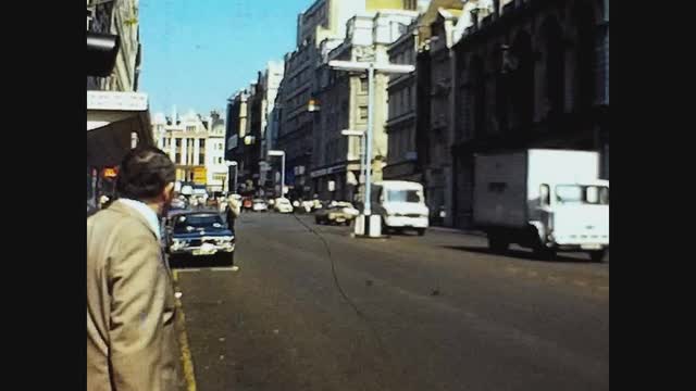 英国1974年伦敦街景15视频素材