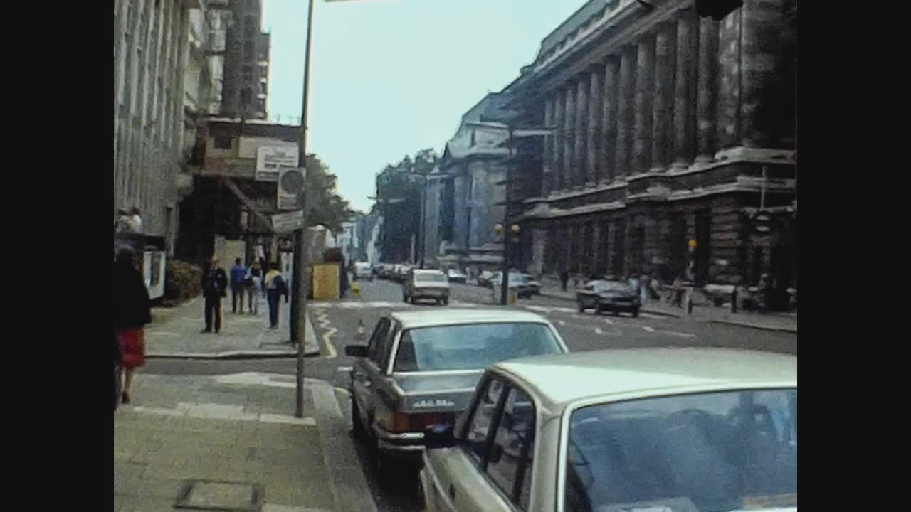 英国1979年，伦敦街景5视频素材