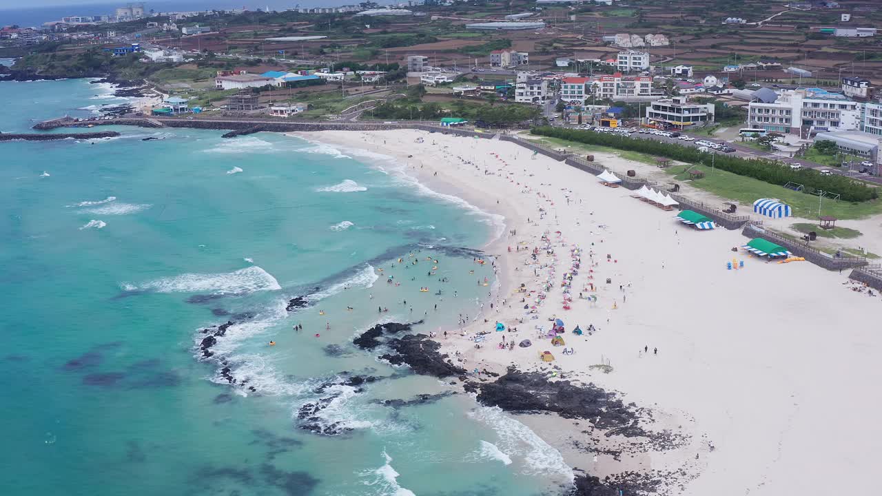 韩国济州岛，爱月县，济州岛，济州岛视频素材